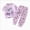 S440-Light Purple, variant on Girls Boys Pajamas Toddler Boys Long Sleeve Cotton Kids Sleepwear Sets Tracksuit Sweatsuits Set Back-To-School Outfit Set 1-2 Years