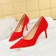 thumbnail image 3 of Zapatos de mujer de estilo minimalista, de moda, finos, con tacones altos, de boca poco profunda y punta puntiaguda, nuevos para primavera y otoño, 3 of 4