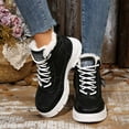 thumbnail image 6 of Women's Boots Cozy Mid Cut Casual Warmth Increasing Height Footwear for Cold Weather Outdoor Activities, 6 of 9