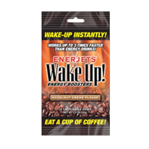 Enerjets Wake Up Energy Booster Drops, Hazelnut Creme Flavor 12