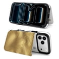 thumbnail image 6 of Wallet Case For Apple iPhone Air / 17 Pro / 17 Pro Max Series with Card Holder, PU Leather Kickstand Card Slots Screen Protector Included For iPhone 17 Series, Gold Gradient, 6 of 8