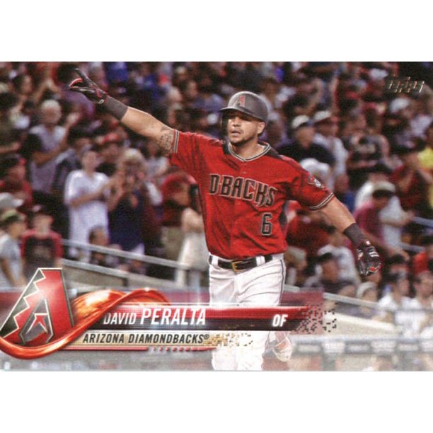 Topps - 2018 Topps #319 David Peralta Arizona Diamondbacks Baseball Card - Walmart.com - Walmart.com