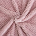 thumbnail image 5 of PiccoCasa Soft Microfiber Plush Flannel Blanket Luxury Bed Blanket, Pink Twin (60"x78"), 5 of 6