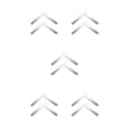 thumbnail image 1 of relayinert 2pcs/set Smooth Line Ladder Hinge Easy Installation No Burr Enhanced Safety Rustproof Stepladders White 34cm 2 pcs 5Set, 1 of 1