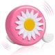 thumbnail image 1 of Bike Bell, with Loud Crisp Clear Sound, Aluminum Bike Accessories Safe Cycling ,Flower Design,pink white, 1 of 5