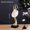 7135Q-03-Ballet Girl-Ballet Standing Pose Type A Gold, variant on Minimalist Ballet Dancing Girl Resin Ornament Home Bar Cabinet Art Decoration Study Desk Decorative Craft