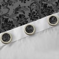 thumbnail image 4 of Castle Fairy Luxury Damask Blackout Curtains Set of 2 (52x84 Each),Boho Window Curtains, 4 of 6