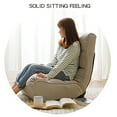 thumbnail image 3 of CJC Adjustable Floor Chair Folding Sofa Bed Chaise Lounge Sofa with 3 Reclining Position, Lazy Sofa Japanese Chair Tatami Balcony Reclining Chair for Reading Gaming Sleeping, 3 of 21