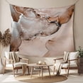 thumbnail image 2 of Marble Brown Large Tapestry for Bedroom Wall Hanging Tapestry, Modern Abstract Ink Painting Luxury Ceiling Backdrop Tapestries Poster Blanket Wall Decor for Teens Room Living Room Dorm 100" x 59", 2 of 8