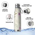 thumbnail image 4 of Floral 29oz Stainless Steel Insulated Thermos with Tea Filter, 360° Printed Travel Bottle, Leakproof BPA-Free,Anti-Slip Base, 304 Inner & 201 Outer, Vacuum Cup,Thanksgiving,Christmas, Spring,Flower, 4 of 6