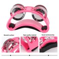 thumbnail image 2 of EeaseCA Foot Tambourine Percussion Musical Instrument With Metal Jingle Bells (Pink), 2 of 8