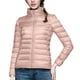 thumbnail image 1 of Chaquetas y abrigos casuales de manga larga sin capucha para mujer, chaqueta acolchada de manga larga con cuello alto y cremallera, abrigo de invierno con bolsillos para mujer, 1 of 6