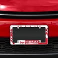 thumbnail image 2 of Nebraska NCAA Huskers Chrome Metal License Plate Frame with Bold Full Frame Design, 2 of 5
