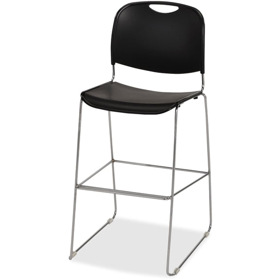 Lorell, Bistro Stack Chair, 1 Each