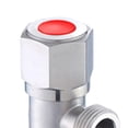 thumbnail image 6 of kowaku Angle s Quarter Turn No Lead Lavatory s Antirust Pipe Fittings Connector for Toilet Supply Basin Faucet Bathroom Sink red, 6 of 7