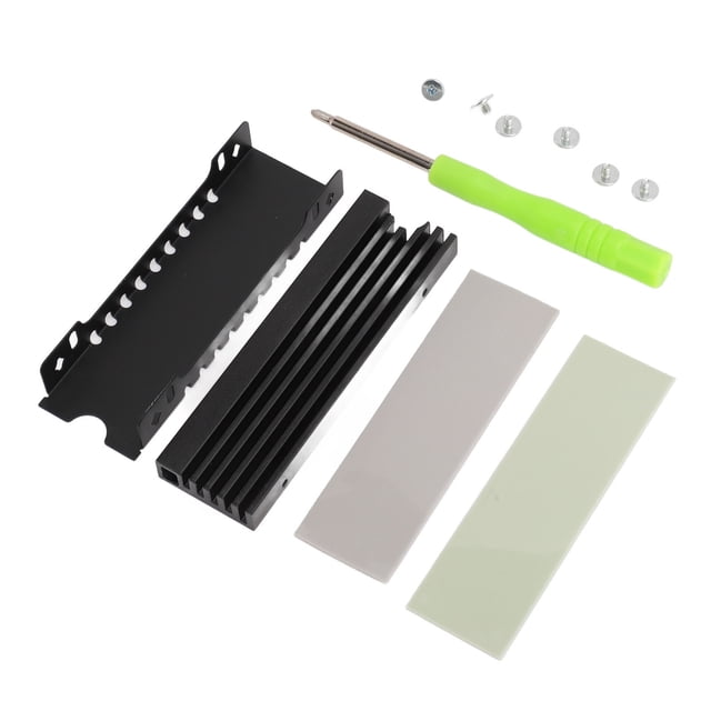 DISIPADOR DE CALOR SSD M.2 DE 2280 MM, DISIPADOR DE CALOR SSD DE DOBLE CARA CON ALMOHADILLAS TÉRMICAS DE SILICONA PC PC PARA PARA SLIM