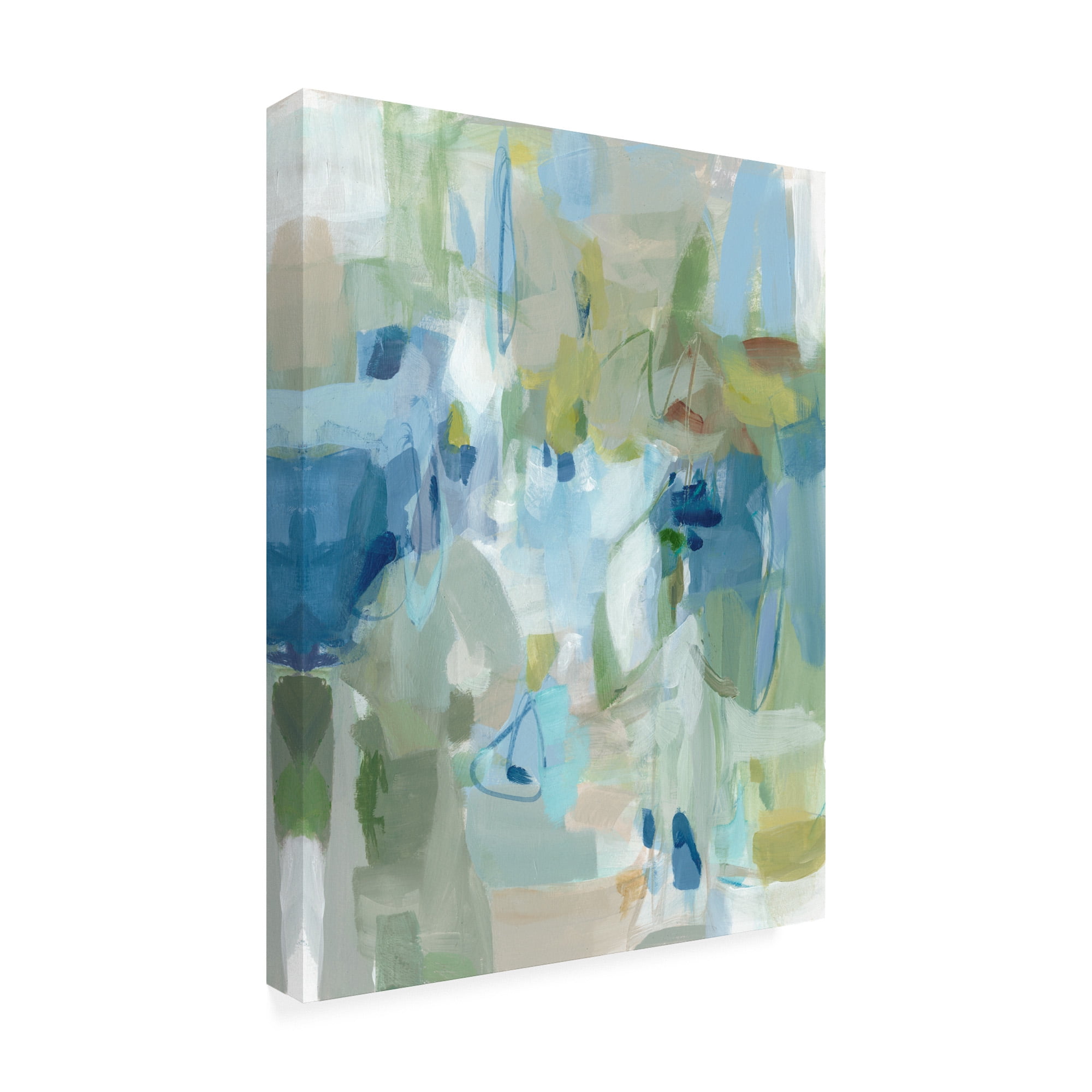 Trademark Fine Art 'Lakeside Abstract' Canvas Art by Christina Long