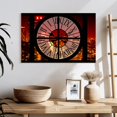 thumbnail image 3 of Elephant Stock Clock Window - Nyc Red Night Wall Art - Horizontal Canvas Wall Art - Hallway Wall Decor - Places Canvas - Brown And Yellow Decor By Philippe Hugonnard - 24" x 16", 3 of 8