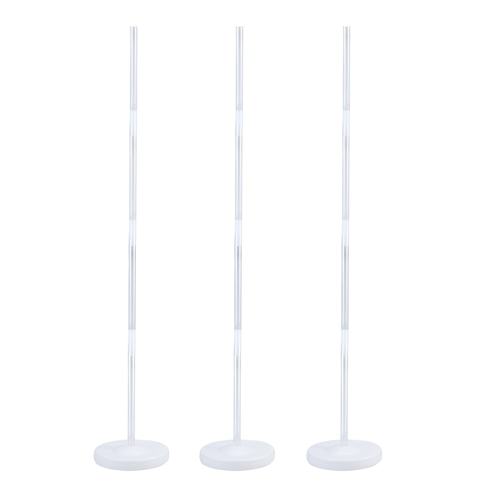 3pcs Balloon Column Stand 12pcs Straws Kits Arch Stand with Frame Base and Pole for Wedding Party Decoration