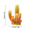 thumbnail image 3 of 4-12pcs Small Coral Reef Decor for Home Faux Coral Reef Beach Centerpiece Room Table Decorations Ocean Nautical Themed Party Decor for Bathroom 2 Inch Statue, 3 of 5
