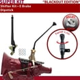 thumbnail image 1 of American Shifter  C4 Shifter Kit 12 in. E Brake Dipstick Black Push Button 11 Handle Billet Knob for F8219, 1 of 1