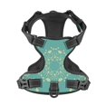 thumbnail image 4 of XMXY No Pull Dog Harness, Green Flowers Pattern Adjustable Reflective Pet Harness with Oxford Vest, Small Size, 4 of 9