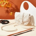 thumbnail image 5 of 1Set 5Pcs 5 Colors Adjustable PU Leather Bag Shoulder Straps with Alloy Swivel Eye Bolt Snap Hooks for Bag Handle Replacement Accessories Platinum 109.5~127.5x1.2cm 1pc/color, 5 of 6
