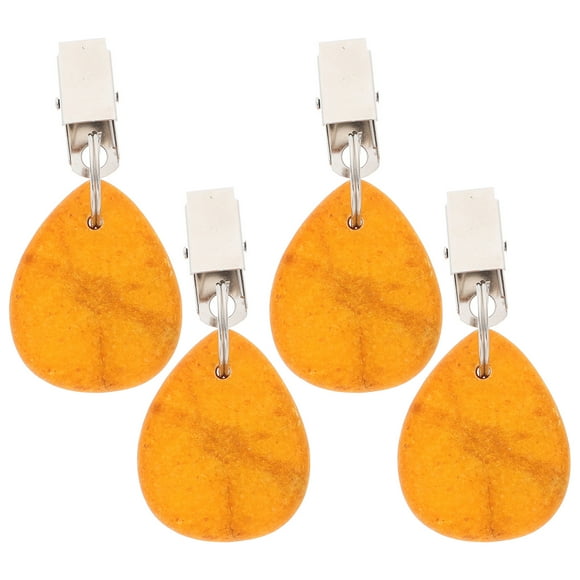 EeaseMX 4 pinzas decorativas para mantel, resistentes al viento, para colgar en la mesa de picnic.