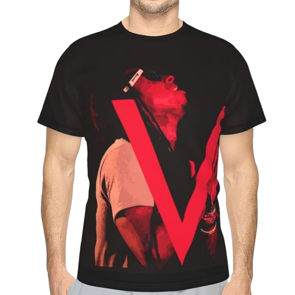 Lil Wayne Unisex 3d Pattern Printed Short Sleeve T-Shirts Casual Graphics Tees Small
