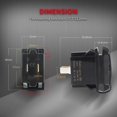 thumbnail image 3 of Cargador USB con interruptor basculante DaierTek Marine de 12 V, 4,2 A, resistente al agua, 3 of 6