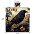 thumbnail image 2 of Crow Canvas Beach Blanket - Extra Large Picnic Mat for Outdoor Family Gatherings, Beach Trips, and Camping - Waterproof and Sand - Durable and Easy to Clean - 200x150cm, 2 of 6