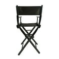 thumbnail image 4 of Set of 2 Outdoor Indoor Wooden Folding Chair, Portable Canvas Director Chair for Picnic Beach Camping Event Backyard Barbecue, Blace, 4 of 8
