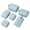 Blue, variant on Hmhnsya Compression Packing Cubes Set, Expandable Packing Organizers 6pcs(Apricot) Travel Luggage Organizer Bags