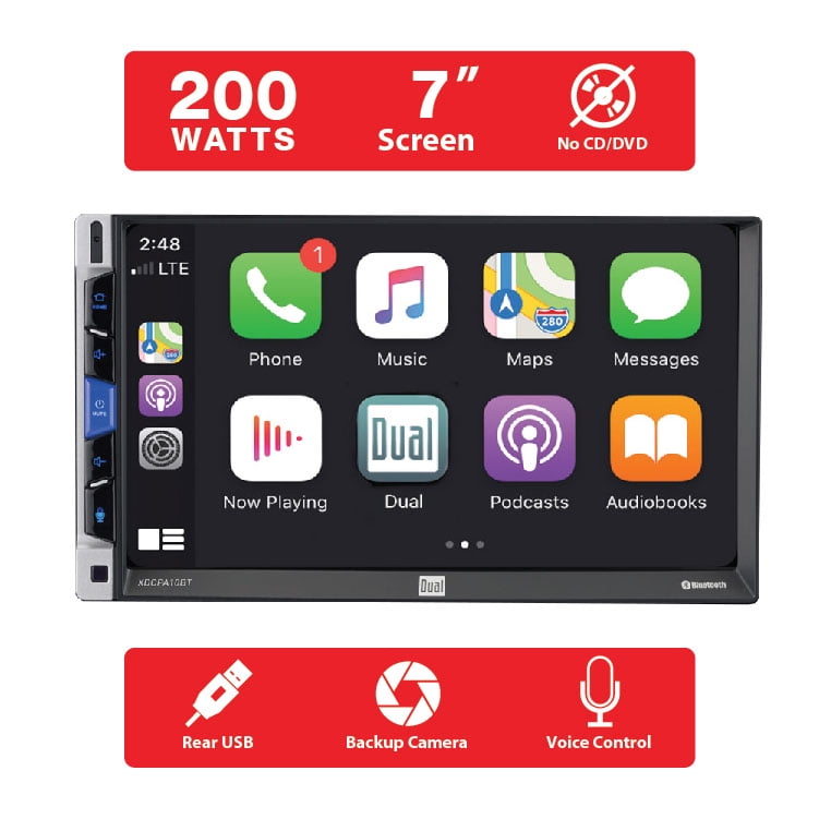 Dual electronics xdcpa10bt 7 inch led multimedia touch screen double din car stereo deals
