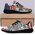 thumbnail image 3 of Only Jesus ChriStand American flag Veteran Can Die For You US Veteran Shoes Sneakers Black Size 8, 3 of 7