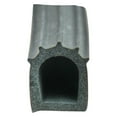 thumbnail image 2 of AP Products 018-023-PT Black Ribbed 1" x 1" x 50' RV Window & Door D Seal with Tape, 2 of 2