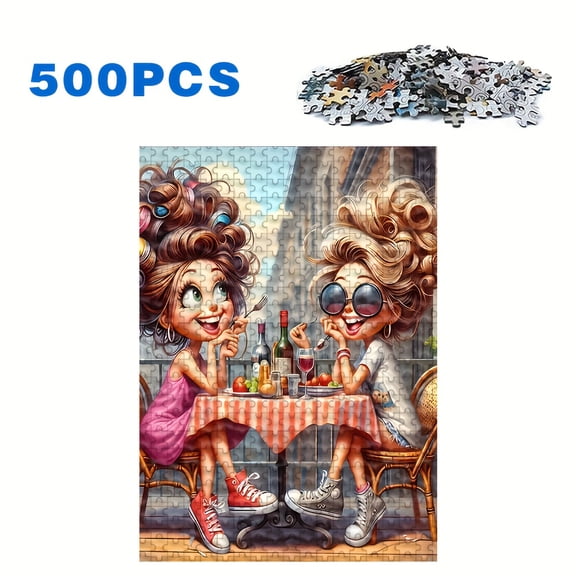 500/1000 Pieces Adult Jigsaw Puzzles, High Quality, Stress Relief Fun Family Game, Suitable for Birthdays, Christmas, Halloween, Best Gift, Deeply Loved by Puzzle Enthusiasts