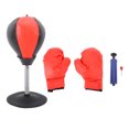 thumbnail image 2 of Desktop Punch Bag Desktop Boxing Bag Stress Relief Punch Bag Desktop Punching Bag PU Leather Stress Relief Standing Desk Table Boxing Punch Ball Fun Toys With Gloves For Kids, 2 of 8