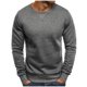 thumbnail image 1 of Moda hombre casual manga larga cuello redondo patchwork señoras tops sudaderas Pompotops oipoqjl18956, 1 of 4