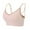 Pink, variant on Odeerbi Sports Bras for Women 2025 Ruched Bras Padded Workout Tops Medium Support Crop Tops Pink