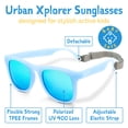 thumbnail image 4 of JAN & JUL Sunglasses for Kids, with Strap & UV-400 Protection (M: 2-6 Years, Frosty Blue Aurora), 4 of 8