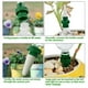 thumbnail image 4 of 4 Estacas de Riego para Plantas, Dispositivos de Riego Automático para Macetas y Flores, Estacas de Riego Por Goteo de Cerámica, Blancas y Verdes, 10,5 X 4 Cm, 4 of 5