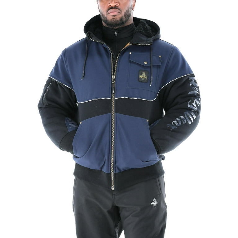 RefrigiWear Men s 54 Gold Insulated Hooded Sweatshirt with Grip