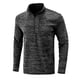 thumbnail image 5 of Camisas de cuello alto con cremallera de manga larga para exteriores para hombre, sudaderas sólidas, camisas de fondo, camisetas Pompotops oipoqjl53404, 5 of 8