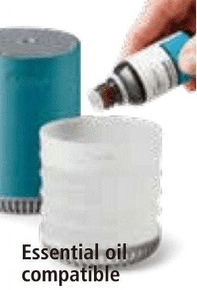 Mainstays Rechargeable Cool Mist Travel Humidifier 320 ml with 7-color LED Lights, MHD-02AQU, Aqua Haze