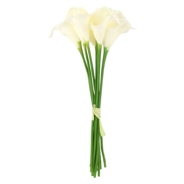 Unique Bargains 10 Pcs White Bridal Wedding Party Home ...