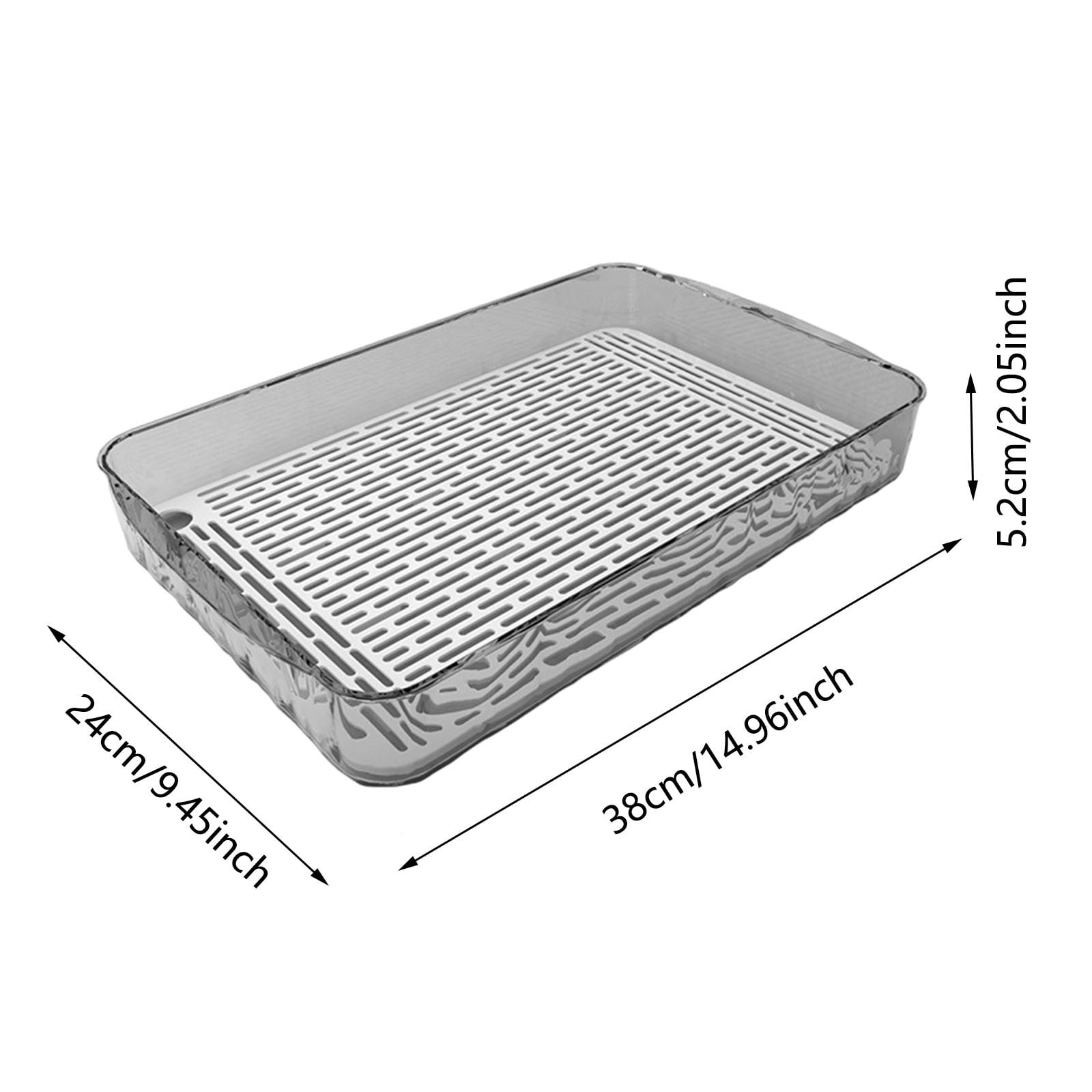 FSXDHPCSGFC Drain Tray Bottle Cup Dish Drying Rack For Kitchen Countertop Drain Board Dishwasher Pan For Coffee Vegetable And Fruit Strainer Food Easy Bake Oven Pans Stoneware Baking Sheets for Oven
