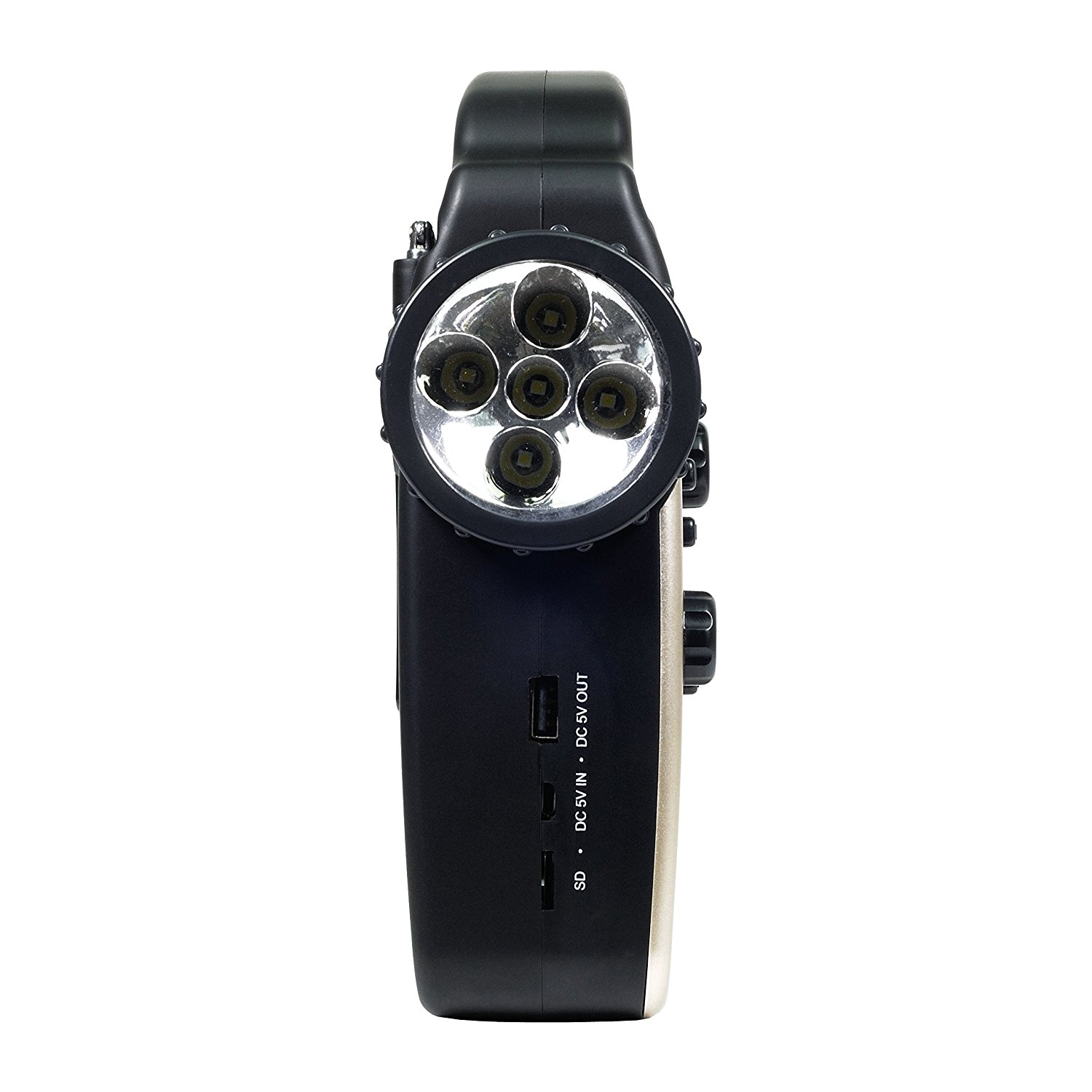 Kaito KA340 Bluetooth Lantern Flashlight with AM/FM NOAA Weather Radio - Gold