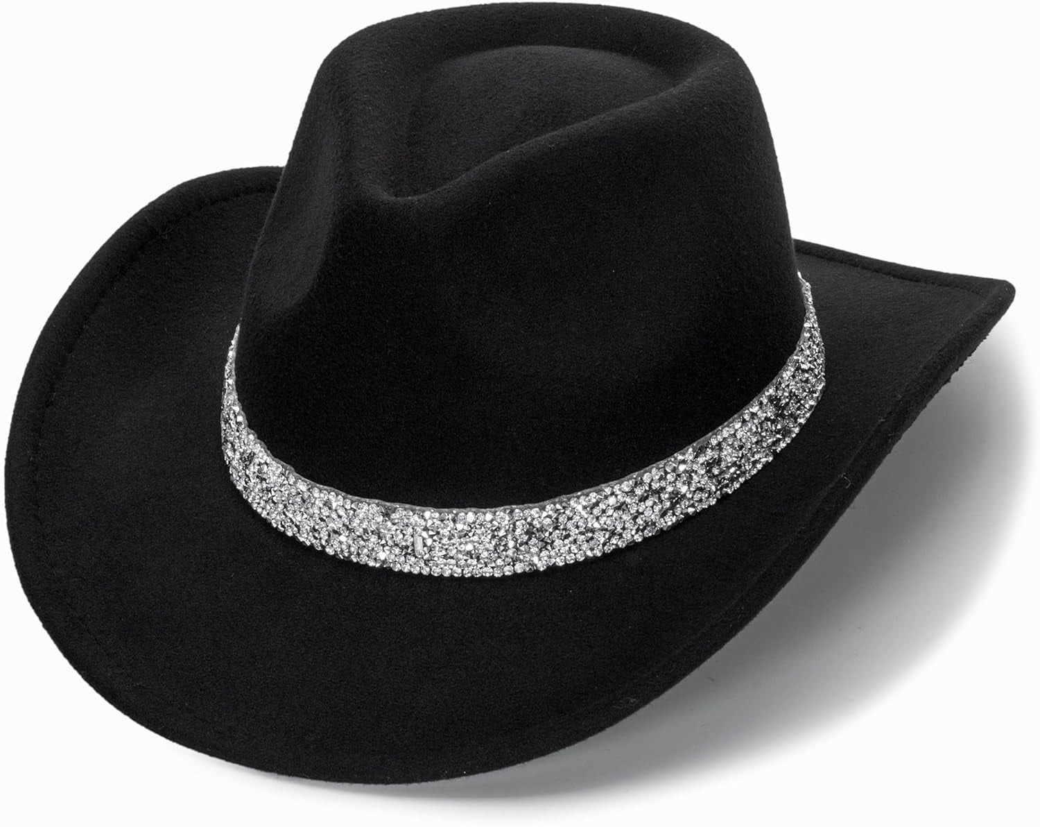 Western Outback Felt Cowboy Hat for Women Cowgirls Fedora 