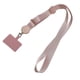 thumbnail image 1 of Injueey Cordones universales para teléfono, parche cruzado para viajar, senderismo, portátil, desmontable, para colgar en el cuello, correa de cuerda Teléfono y Comunicación Rosa claro, 1 of 6